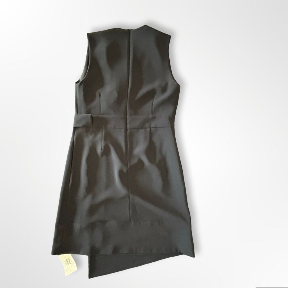 NWT Of Mercer Navy Barrow Wrap Dress, M, Asymmetrical ModernPolished - Picture 4 of 5
